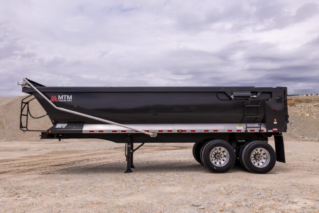 full-frame end-dump trailer