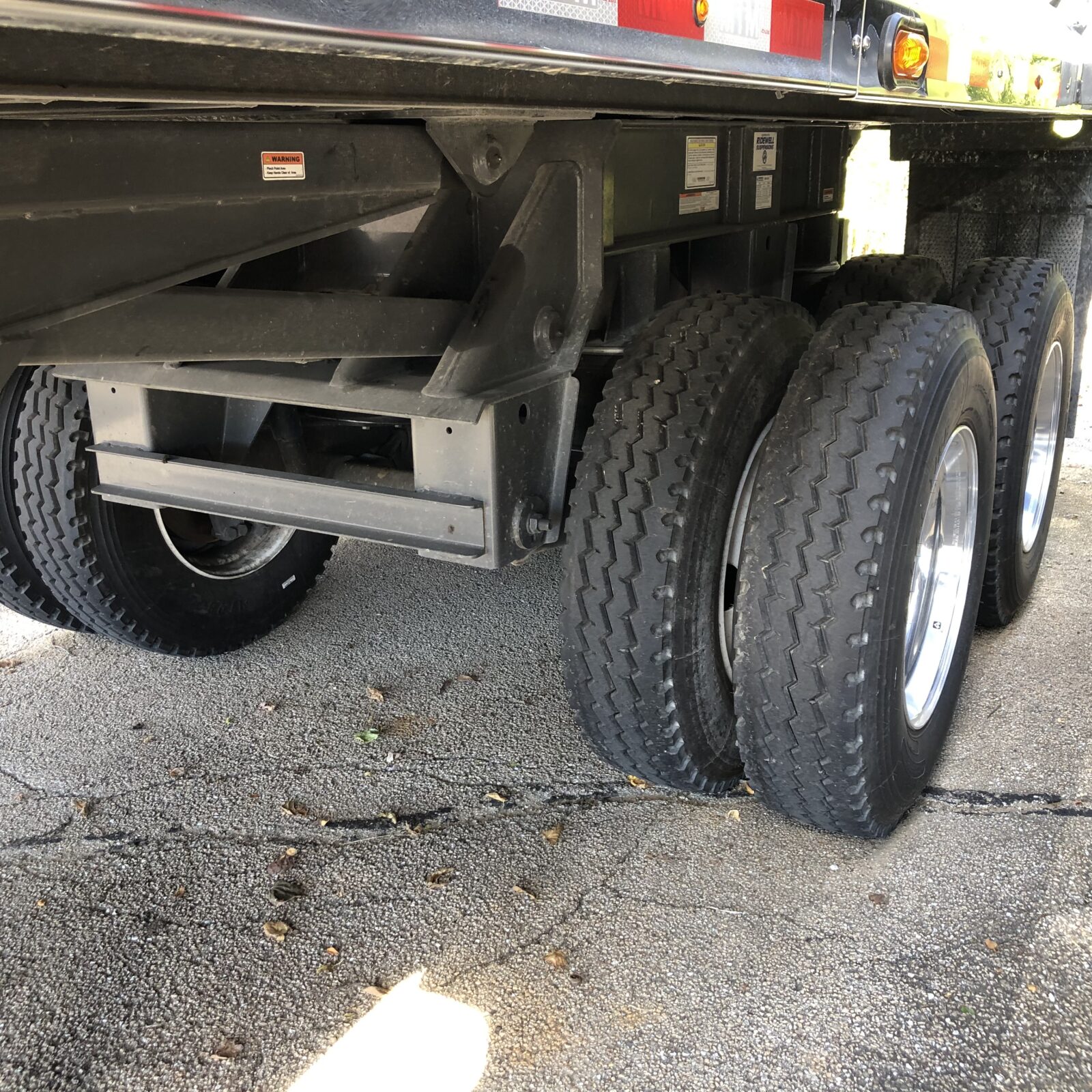 used 23 foot flat bottom trailer
