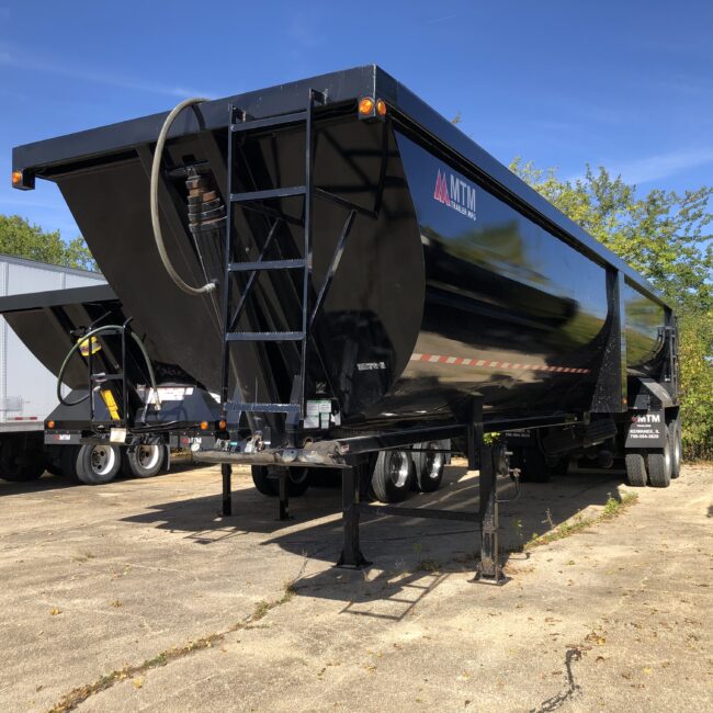 used mtm 40 foot round bottom trailer
