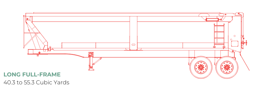 Long full-frame trailer outline